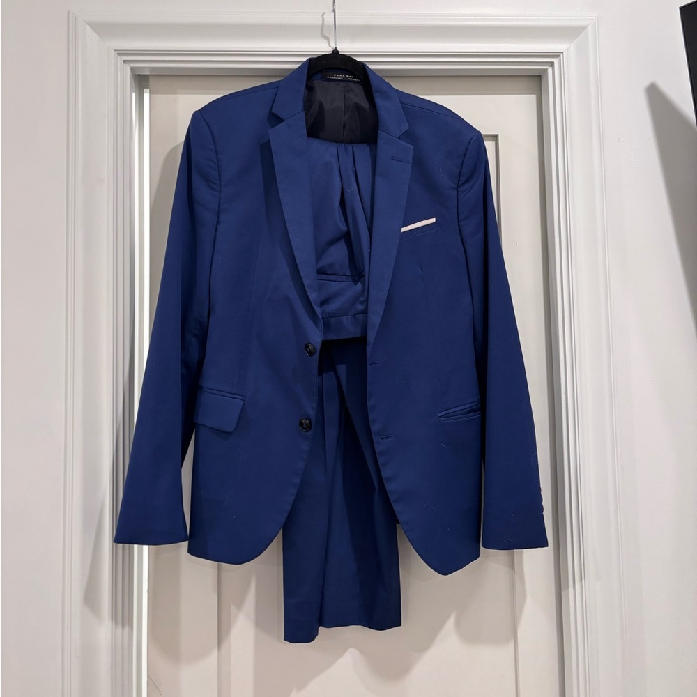 Zara Royal Blue Men's Suit